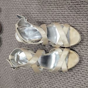 Champagne Michelangelo heels